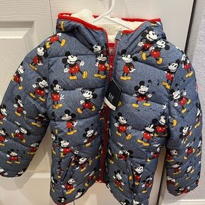 Gap Kids Disney Puffer Jacket Girls L